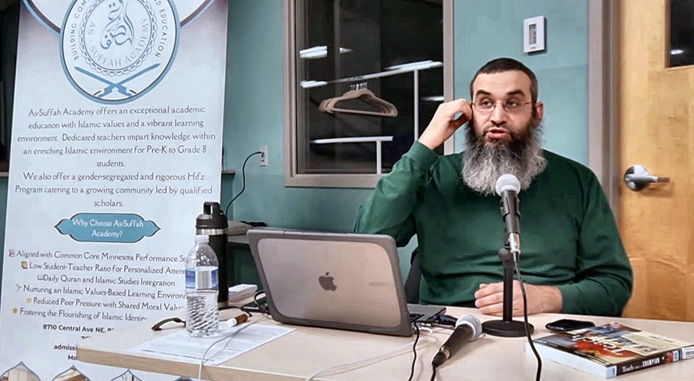 Michael Abraham teaching at As-Suffah Academy